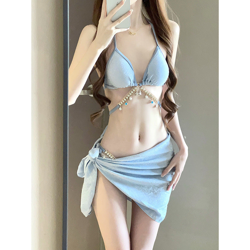 Diamond Chain Strap Bikini Set