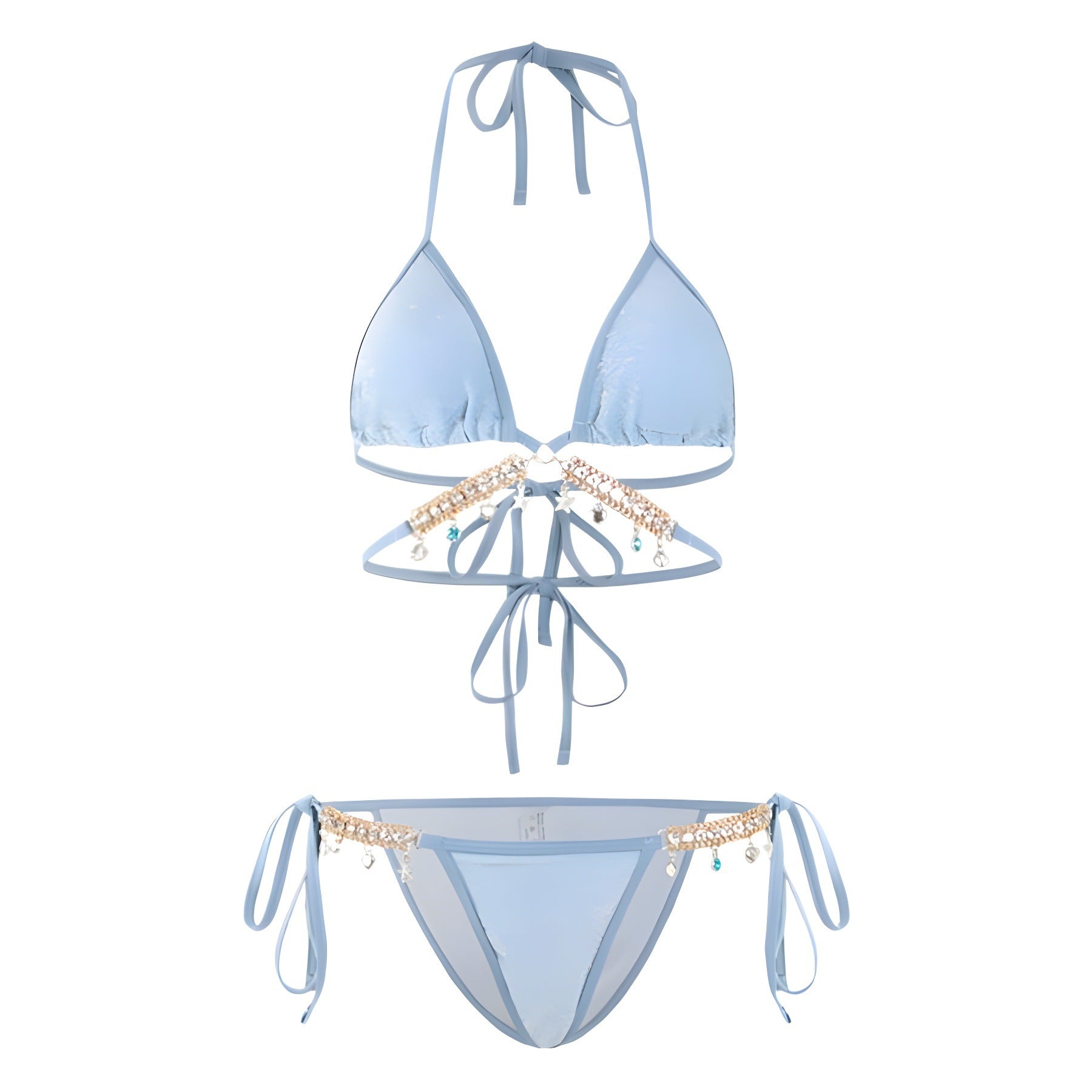 Diamond Chain Strap Bikini Set