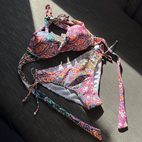 Floral Totem Underwire Bikini Set