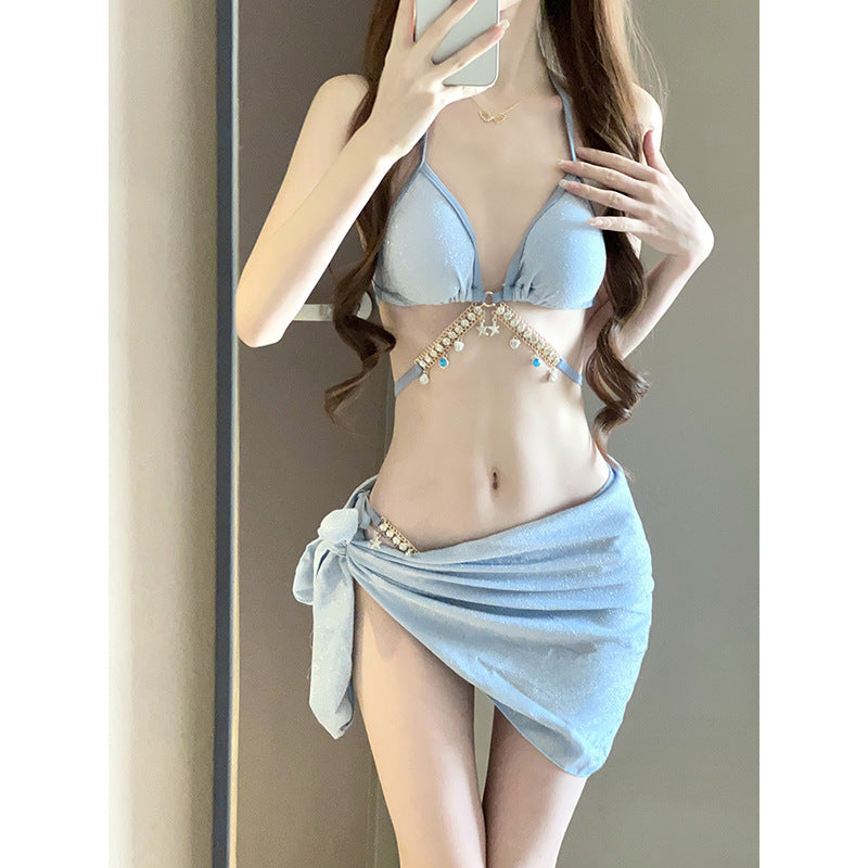 Diamond Chain Strap Bikini Set